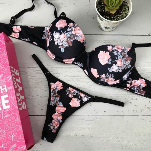 Conjunto De Lenceria Soutien Y Bombacha Lody 5277