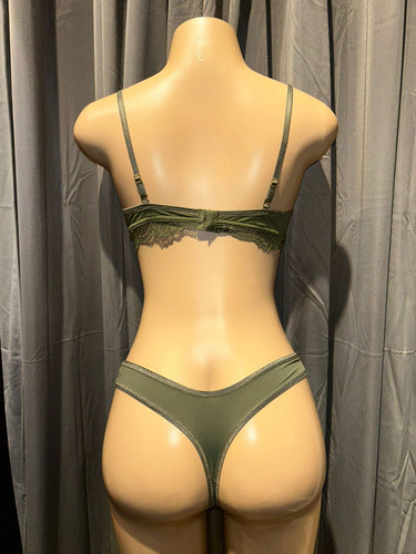 Conjunto De Lenceria Soutien Y Bombacha Kaury 4000