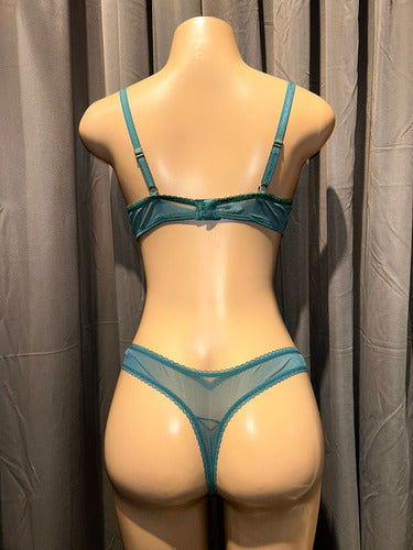 Conjunto De Lenceria Soutien Y Bombacha Sigry 1921