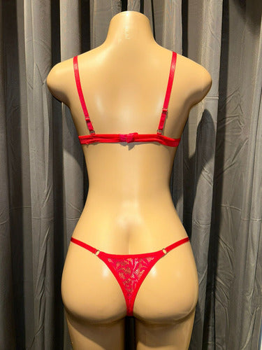 Conjunto De Lenceria Soutien Y Bombacha Andressa 1217