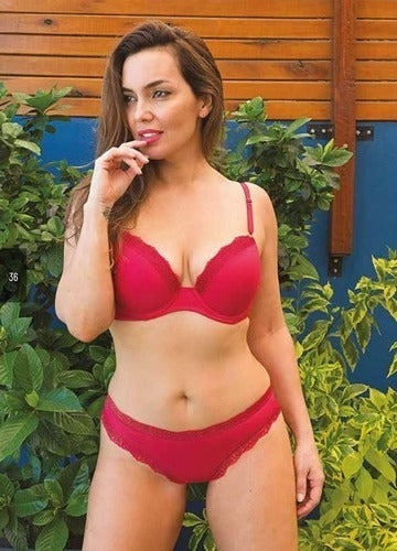 Conjunto De Lenceria Soutien Y Bombacha Natubel 99