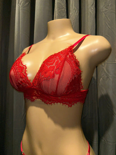 Conjunto De Lenceria Soutien Y Bombacha Andressa 5627