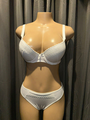 Conjunto Soutien Y Bombacha De Algodón Natubel 448