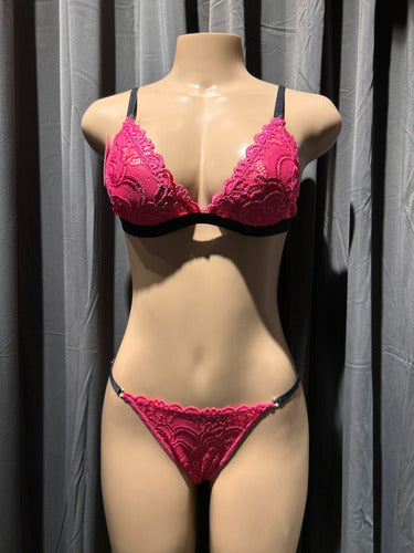 Conjunto De Lenceria Soutien Y Bombacha Andressa 1251
