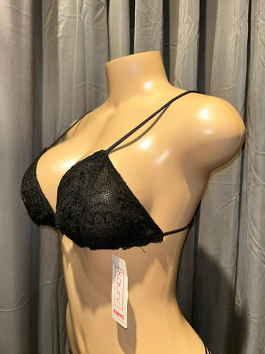 Conjunto De Lenceria Soutien Y Bombacha Kaury 8163