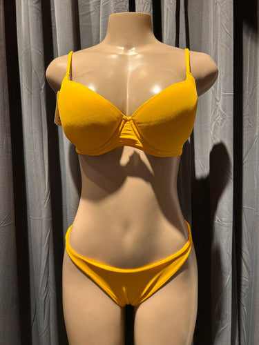 Malla Bikini Con Tasa Soft, Aro Y Less Liso Andressa 21007