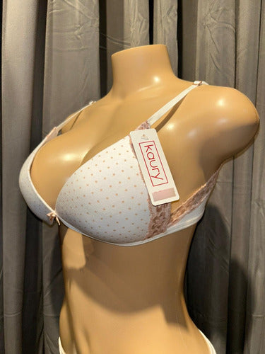 Conjunto De Lenceria Soutien Y Bombacha Algodon Kaury 8134