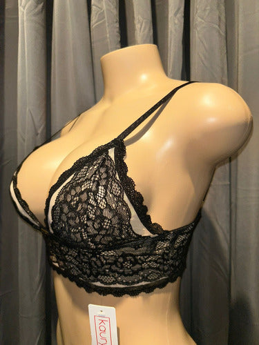 Conjunto De Lenceria Soutien Y Bombacha Kaury 7070