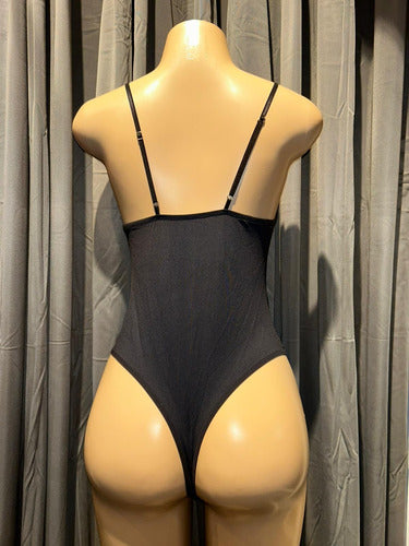 Lenceria Body Con Aro De Puntilla Y Tul Andressa 5723