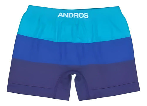 Boxer Hombre Microfibra Franjas Color Andros 5232