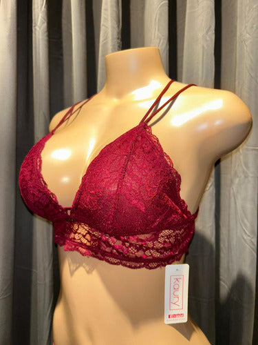 Conjunto De Lenceria Soutien Y Bombacha Kaury 8070