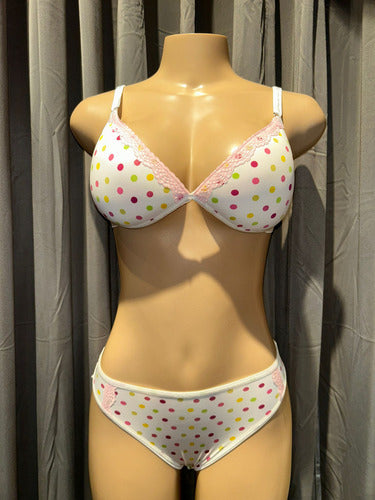 Conjunto De Lencería Soutien Y Bombacha Natubel 93