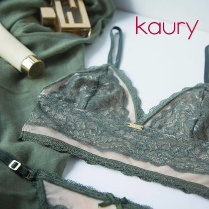 Conjunto De Lenceria Soutien Y Bombacha Kaury 7070