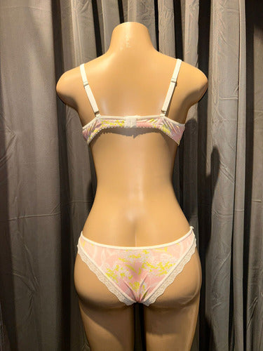 Conjunto Triangulo Y Less Microfibra Estampada Zailu 5586