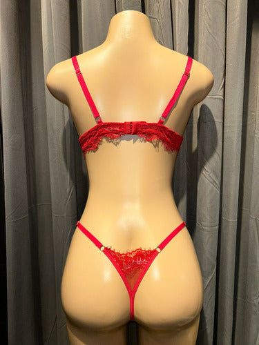 Conjunto De Lenceria Soutien Y Bombacha Andressa 5627