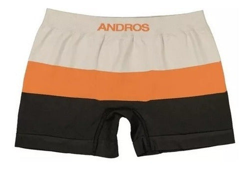 Boxer Hombre Microfibra Franjas Color Andros 5232