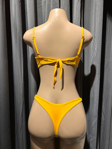 Malla Bikini Con Tasa Soft, Aro Y Less Liso Andressa 21007