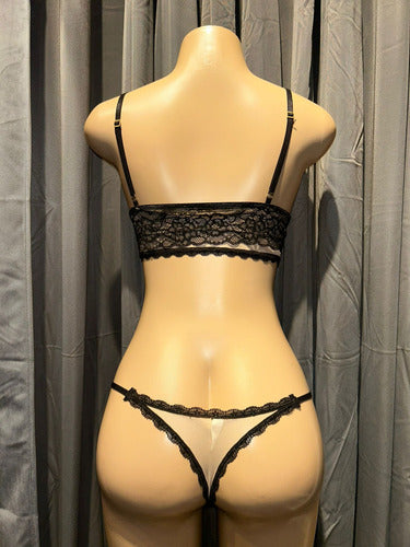 Conjunto De Lenceria Soutien Y Bombacha Kaury 7070