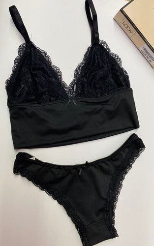 Conjunto De Lenceria Soutien Y Bombacha Lody 5326
