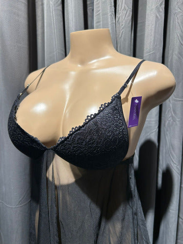 Camisolin Babydoll Microfibra Y Microtul Natubel 5061