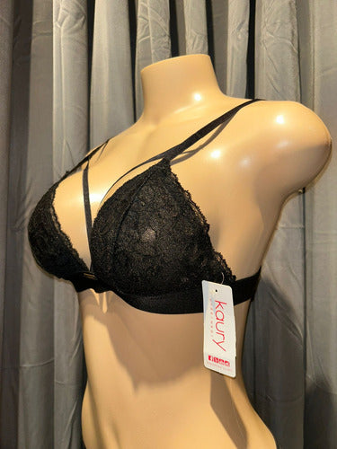 Conjunto De Lenceria Soutien Y Bombacha Kaury 7080