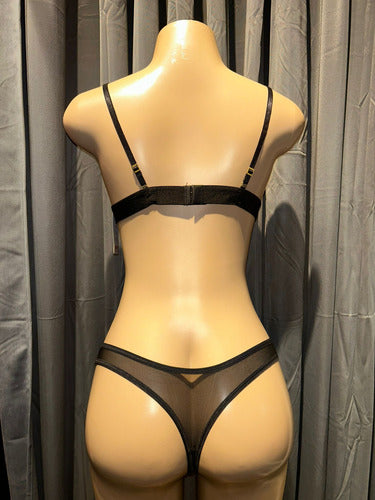 Conjunto De Lenceria Soutien Y Bombacha Kaury 7080