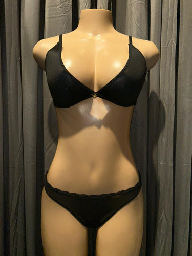 Conjunto De Lenceria Soutien Y Bombacha Kaury 8146