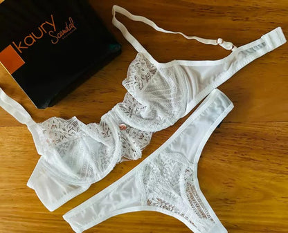 Conjunto De Lenceria Soutien Y Bombacha Kaury 8179