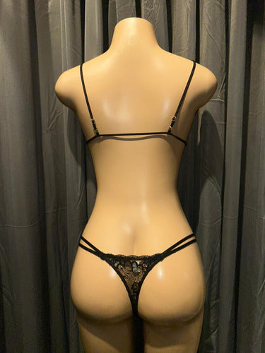 Conjunto De Lenceria Soutien Y Bombacha Kaury 8163