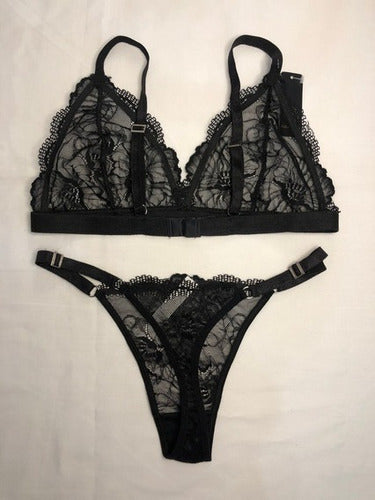 Conjunto De Lenceria Soutien Y Bombacha Andressa 1251