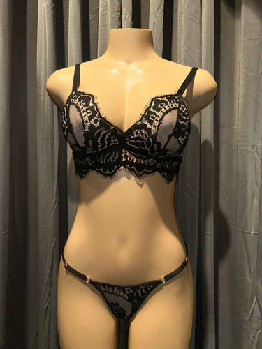 Conjunto De Lenceria Soutien Y Bombacha Andressa 5627