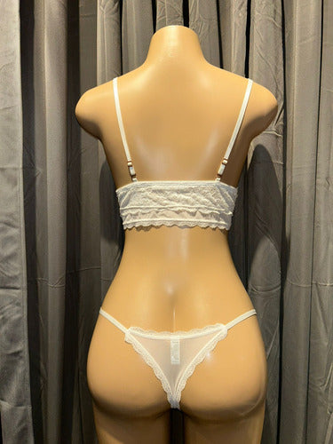 Conjunto De Lenceria Soutien Y Bombacha Kaury 7070