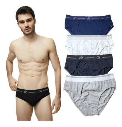 Slip Hombre De Algodon Y Lycra Liso G3 Underwear 3400