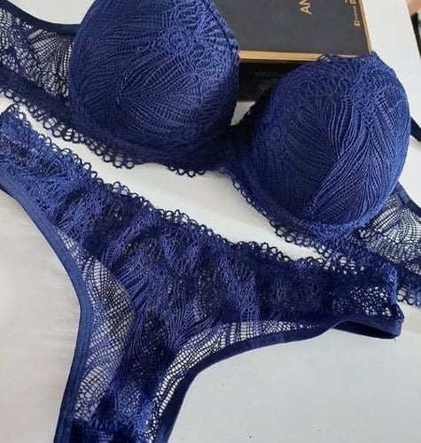 Conjunto De Lenceria Soutien Y Bombacha Andressa 5589