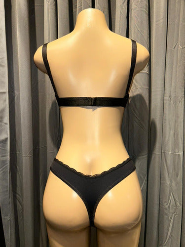 Conjunto De Lenceria Soutien Y Bombacha Kaury 8150