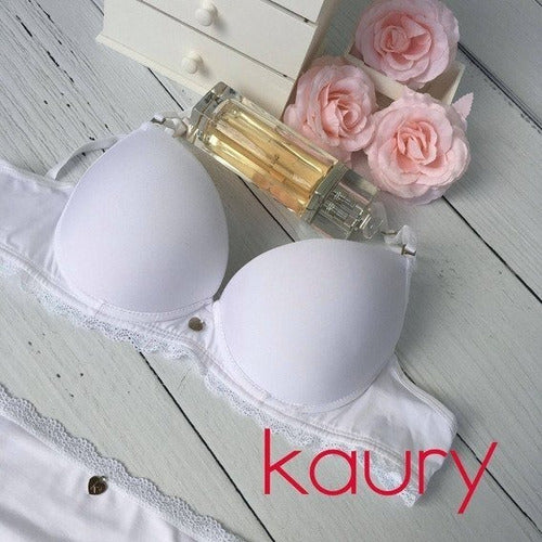 Conjunto De Lenceria Soutien Y Bombacha Kaury 4790