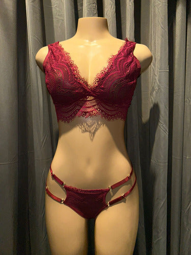 Conjunto De Lenceria Brassier Y Bombacha Colaless Natubel 89