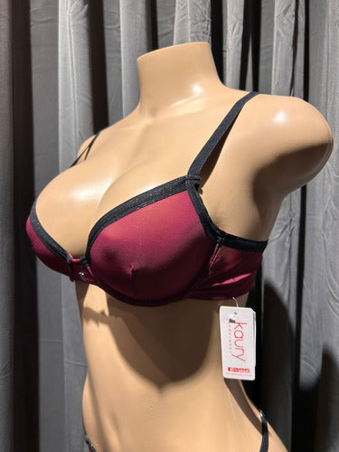 Conjunto De Lencería Tul Con Aro Kaury 8200