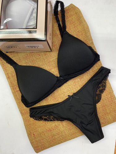 Conjunto De Lenceria Soutien Y Bombacha Lody 5109