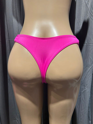 Malla Bombacha Colaless Lisa Con Frunce Kiero 4101