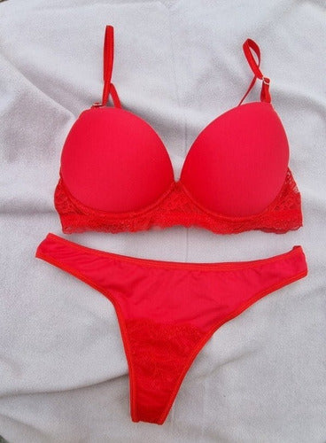 Conjunto De Lenceria Soutien Y Bombacha Lody 5208