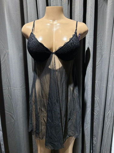 Camisolin Babydoll Microfibra Y Microtul Natubel 5061