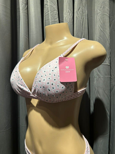 Conjunto De Lenceria Soutien Y Bombacha Marcela Koury 5579