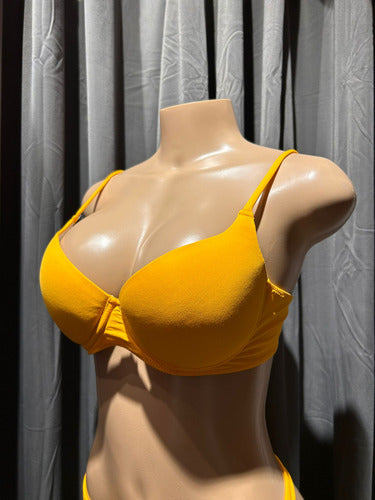 Malla Bikini Con Tasa Soft, Aro Y Less Liso Andressa 21007