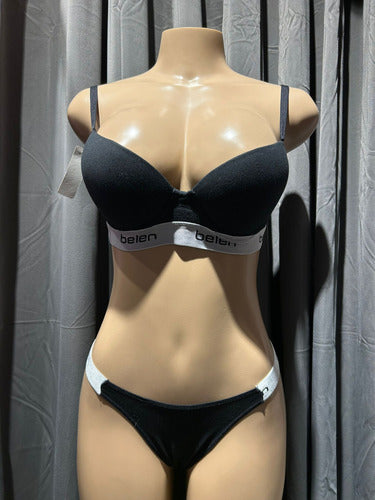 Conjunto De Ropa Interior Soutien Y Bombacha Belen 8762