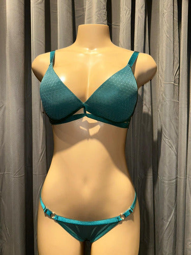 Conjunto De Lenceria Soutien Y Bombacha Sigry 1341