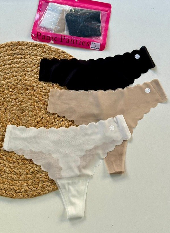 Pack X3 Colaless Invisible Panic Panties