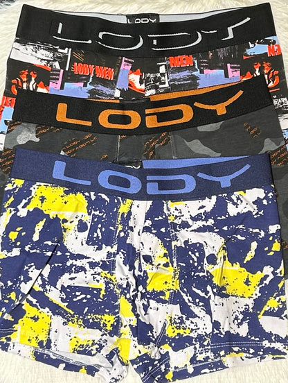 Boxer Hombre Algodón Y Lycra Estampado Lody Men Surtido