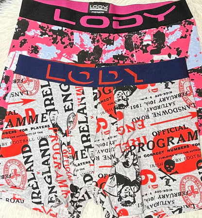 Boxer Hombre Algodón Y Lycra Estampado Lody Men Surtido