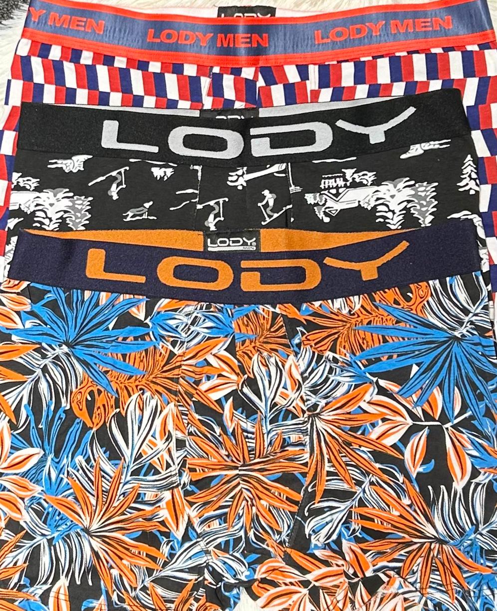 Boxer Hombre Algodón Y Lycra Estampado Lody Men Surtido
